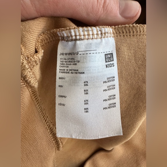 Uniqlo GIRLS U Crew Neck Long Sleeve Sweat Shirt - Picture 5 of 6